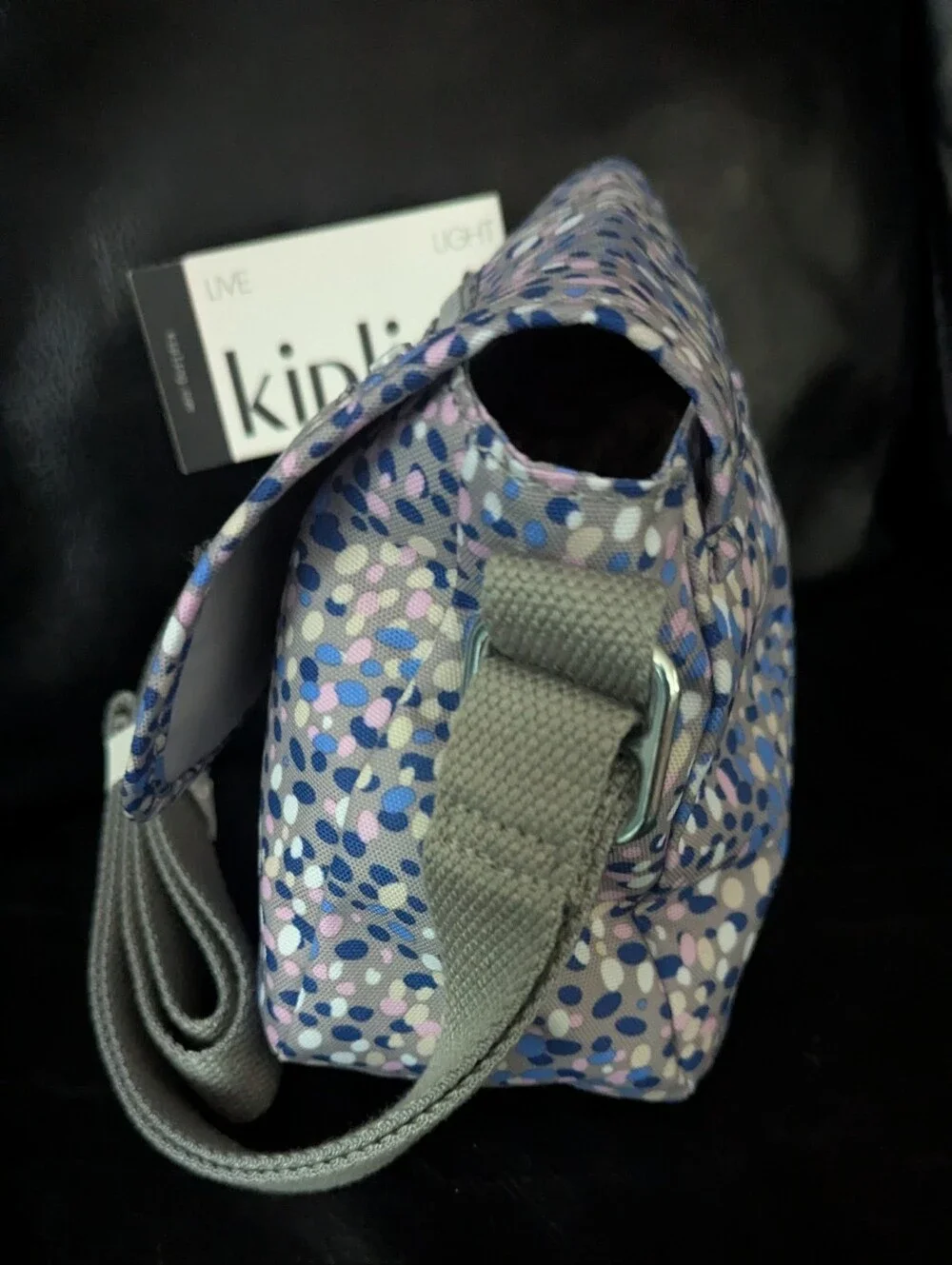 Kipling Sabian Crossbody Purse Sabian Spotted Stream Nwt Peyton The Monkey Too